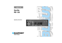 Blaupunkt Sevilla-RD-126 - Owners Manual